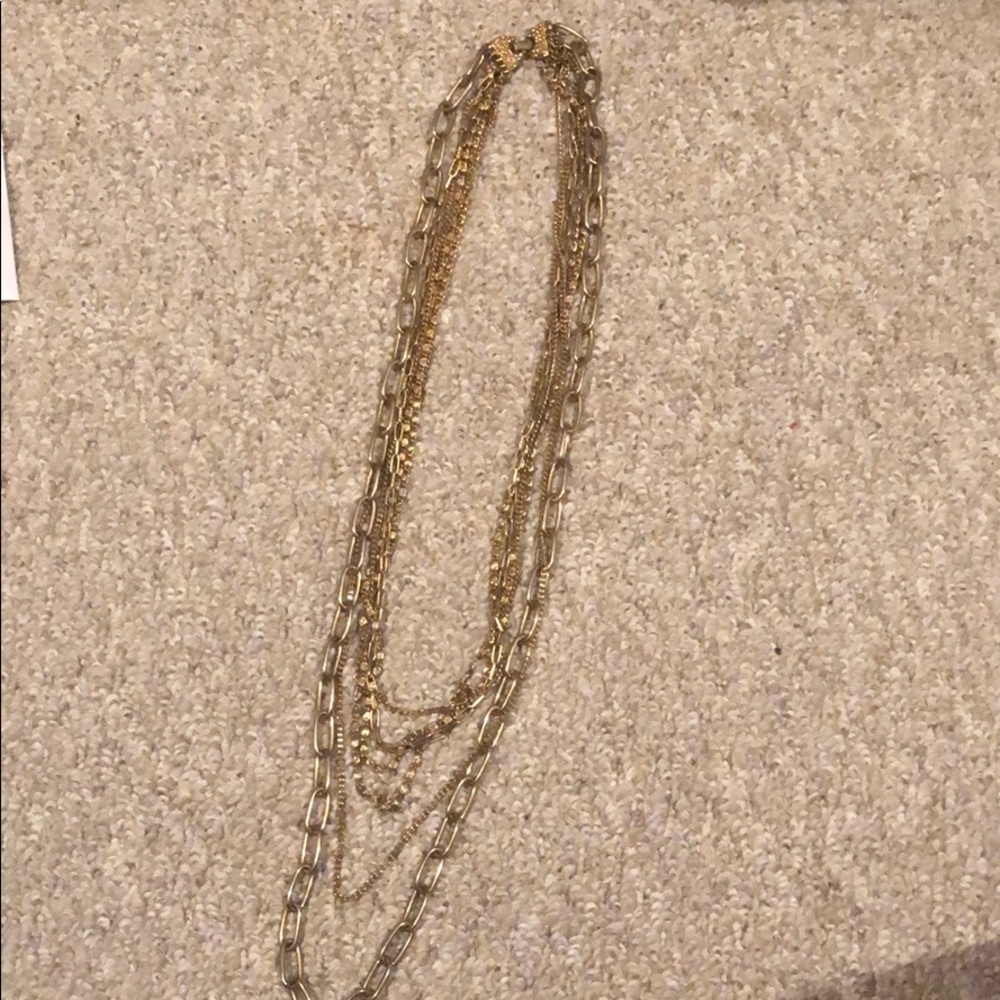 Vintage gold chain necklace!